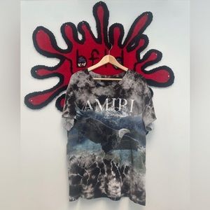 Amiri Eagle Bleach Out Tee